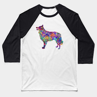 Schipperke Dog watercolor Baseball T-Shirt